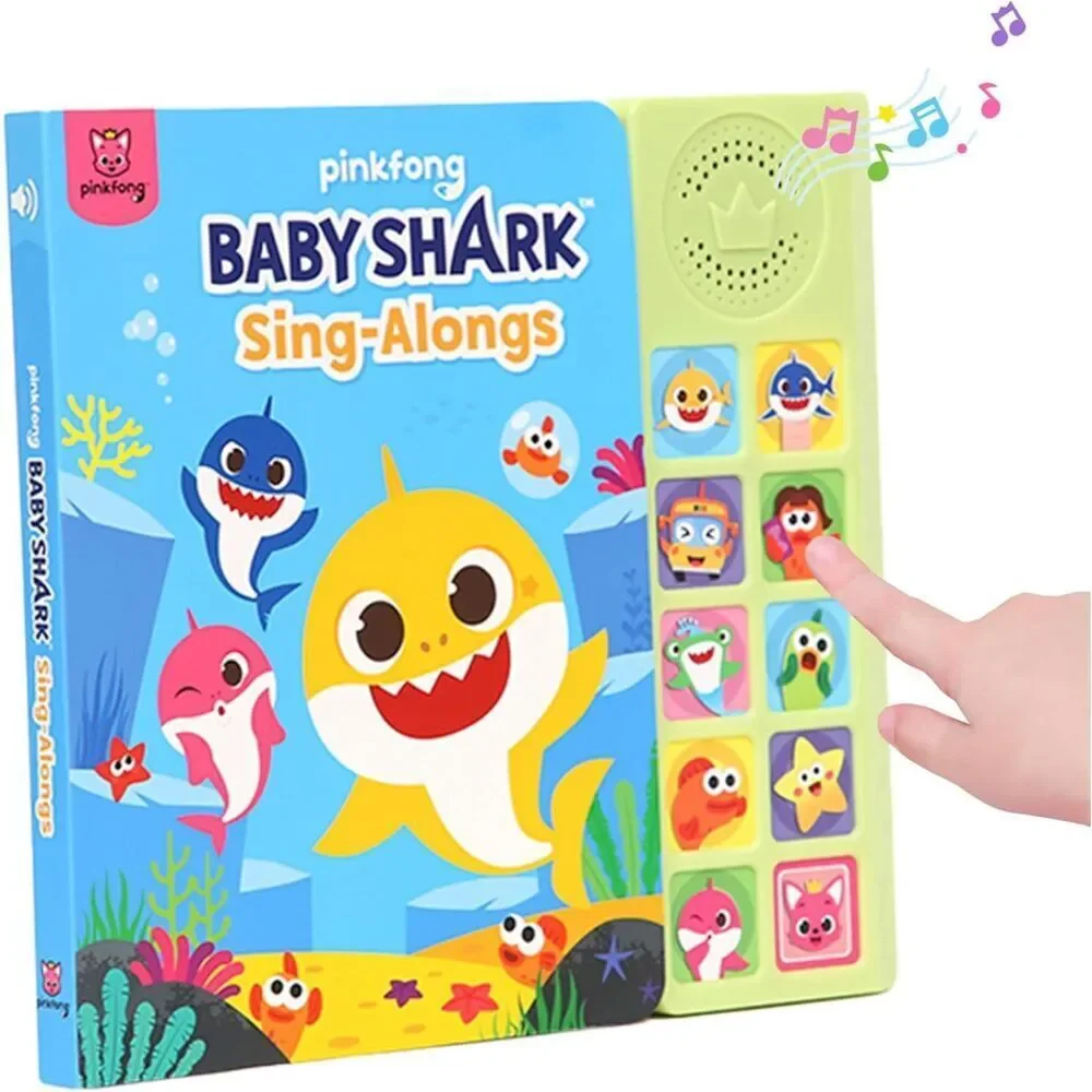Pinkfong 10 Button Sound Book Baby Shark Sings Learning Education Talking Book